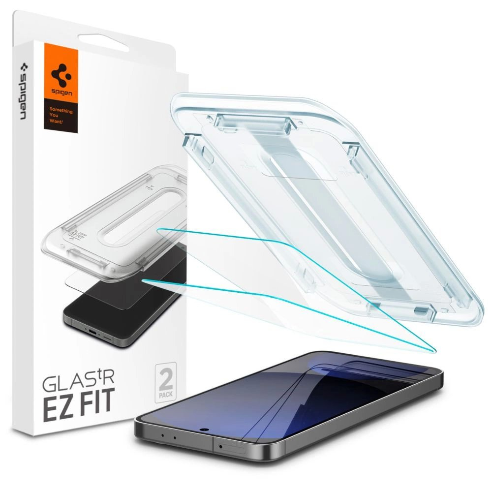 Spigen Glas.tR EZ Fit Apsauginis stiklas Samsung Galaxy S24 FE (2 pcs.) Spigen Glas.tR EZ Fit Apsauginis stiklas Samsung Galaxy S24 FE (2 pcs.)