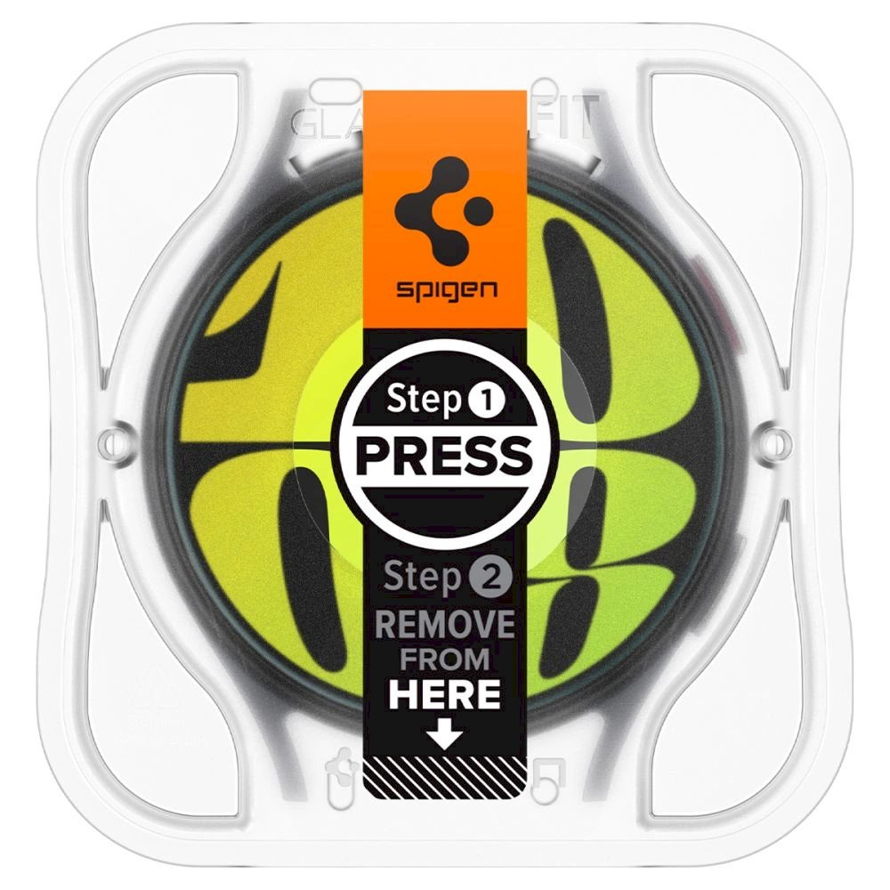 Spigen Glas.tR EZ Fit apsauginis stiklas Samsung Galaxy Watch 7 (40 mm) – 2 vnt. 1 Spigen Glas.tR EZ Fit apsauginis stiklas Samsung Galaxy Watch 7 (40 mm) – 2 vnt. 1