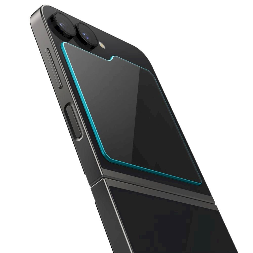 Spigen Glas.tR EZ Fit Apsauginis stiklas Samsung Galaxy Z Flip 6 - 2 pcs. 2 Spigen Glas.tR EZ Fit Apsauginis stiklas Samsung Galaxy Z Flip 6 - 2 pcs. 2