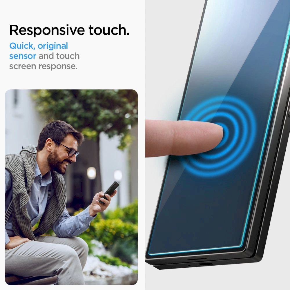 Spigen Glas.tR EZ Fit Apsauginis stiklas Samsung Galaxy Z Fold 6 - 2 pcs. 12 Spigen Glas.tR EZ Fit Apsauginis stiklas Samsung Galaxy Z Fold 6 - 2 pcs. 12