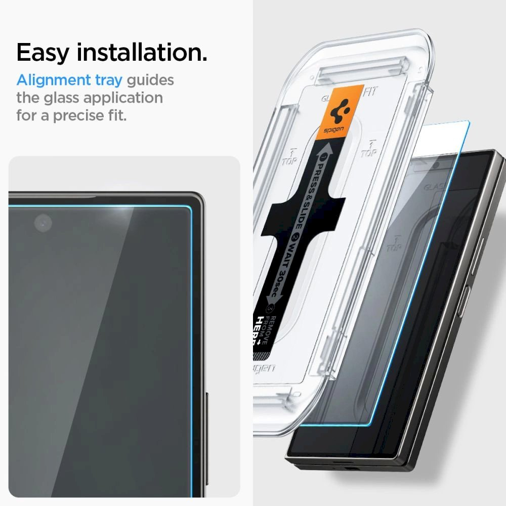 Spigen Glas.tR EZ Fit Apsauginis stiklas Samsung Galaxy Z Fold 6 - 2 pcs. 9 Spigen Glas.tR EZ Fit Apsauginis stiklas Samsung Galaxy Z Fold 6 - 2 pcs. 9