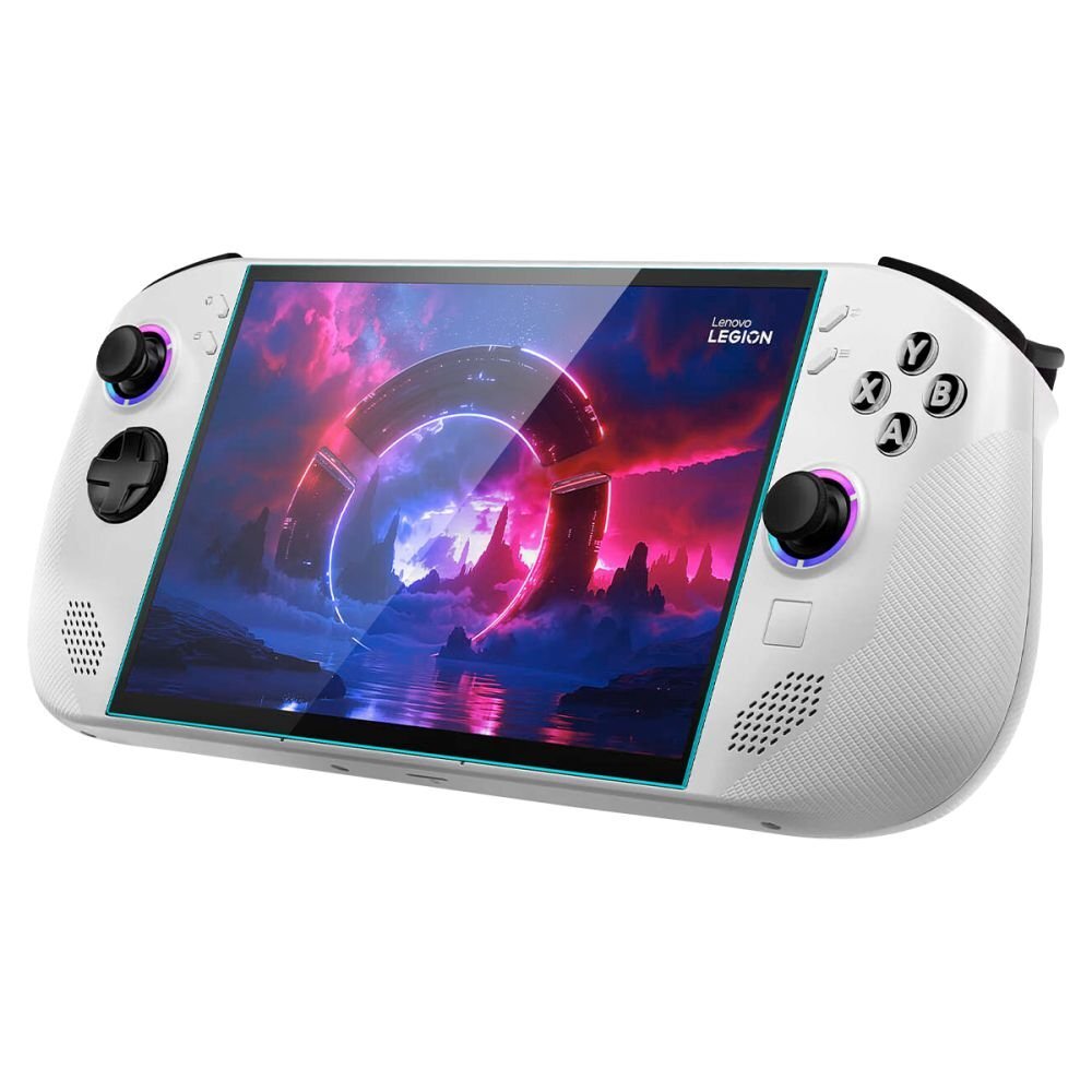 Lenovo Legion GO S Spigen Glas.tR Slim grūdintas stiklas 2 vnt. – juodas 1