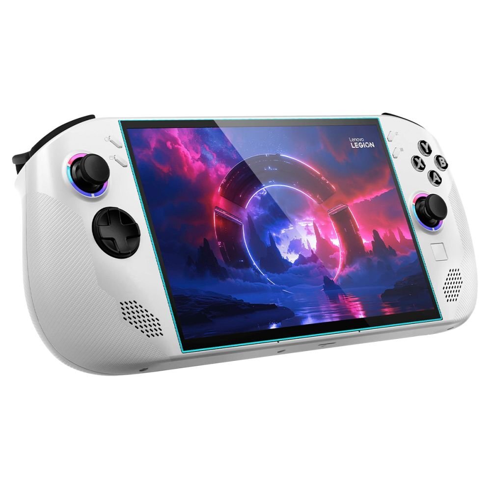 Lenovo Legion GO S Spigen Glas.tR Slim grūdintas stiklas 2 vnt. – juodas 3 Lenovo Legion GO S Spigen Glas.tR Slim grūdintas stiklas 2 vnt. – juodas 3