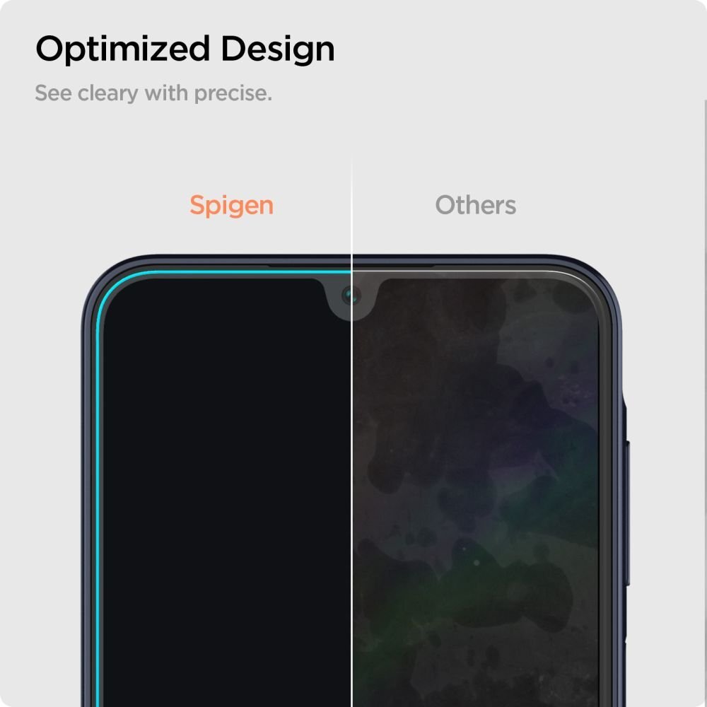 Samsung Galaxy A16 4G / 5G Spigen Glas.tR Slim grūdintas stiklas (2 vnt.) – skaidrus 7 Samsung Galaxy A16 4G / 5G Spigen Glas.tR Slim grūdintas stiklas (2 vnt.) – skaidrus 7