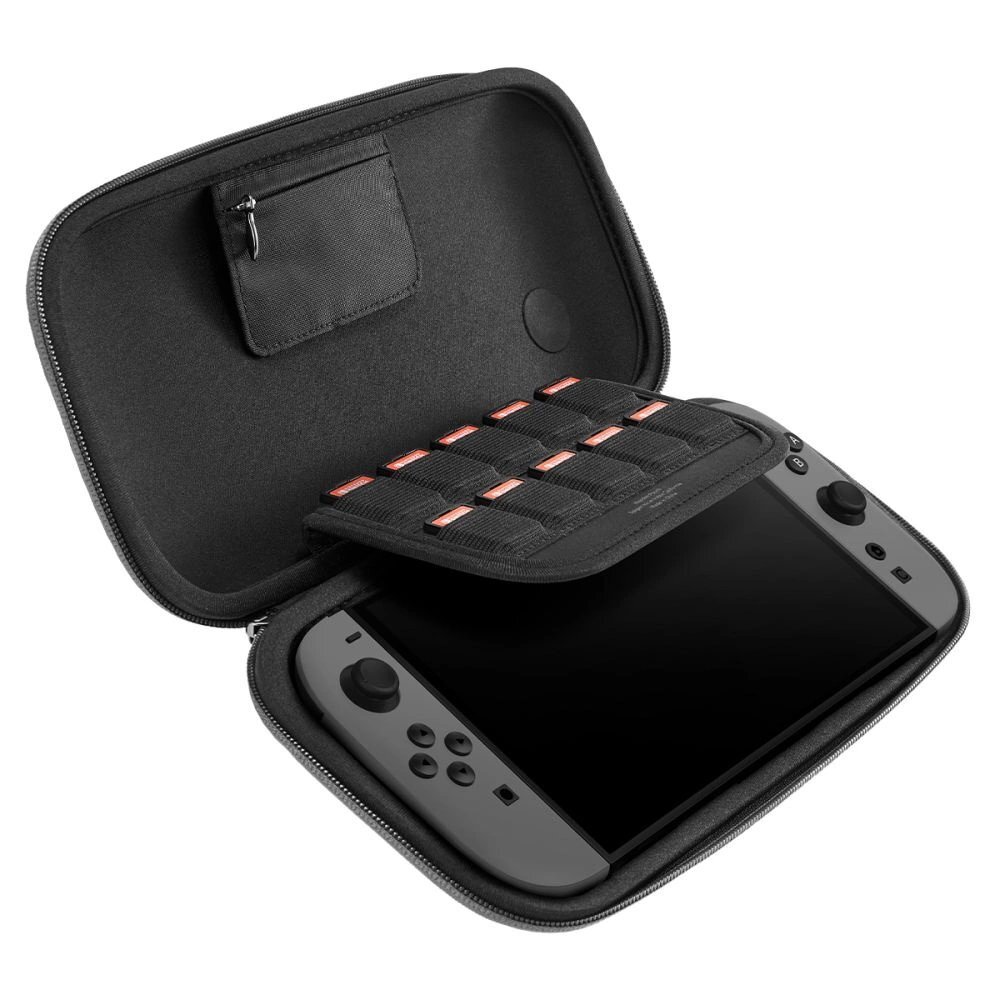 Nintendo Switch 2 dėklas Spigen Klasden Pouch – pilkas 9 Nintendo Switch 2 dėklas Spigen Klasden Pouch – pilkas 9