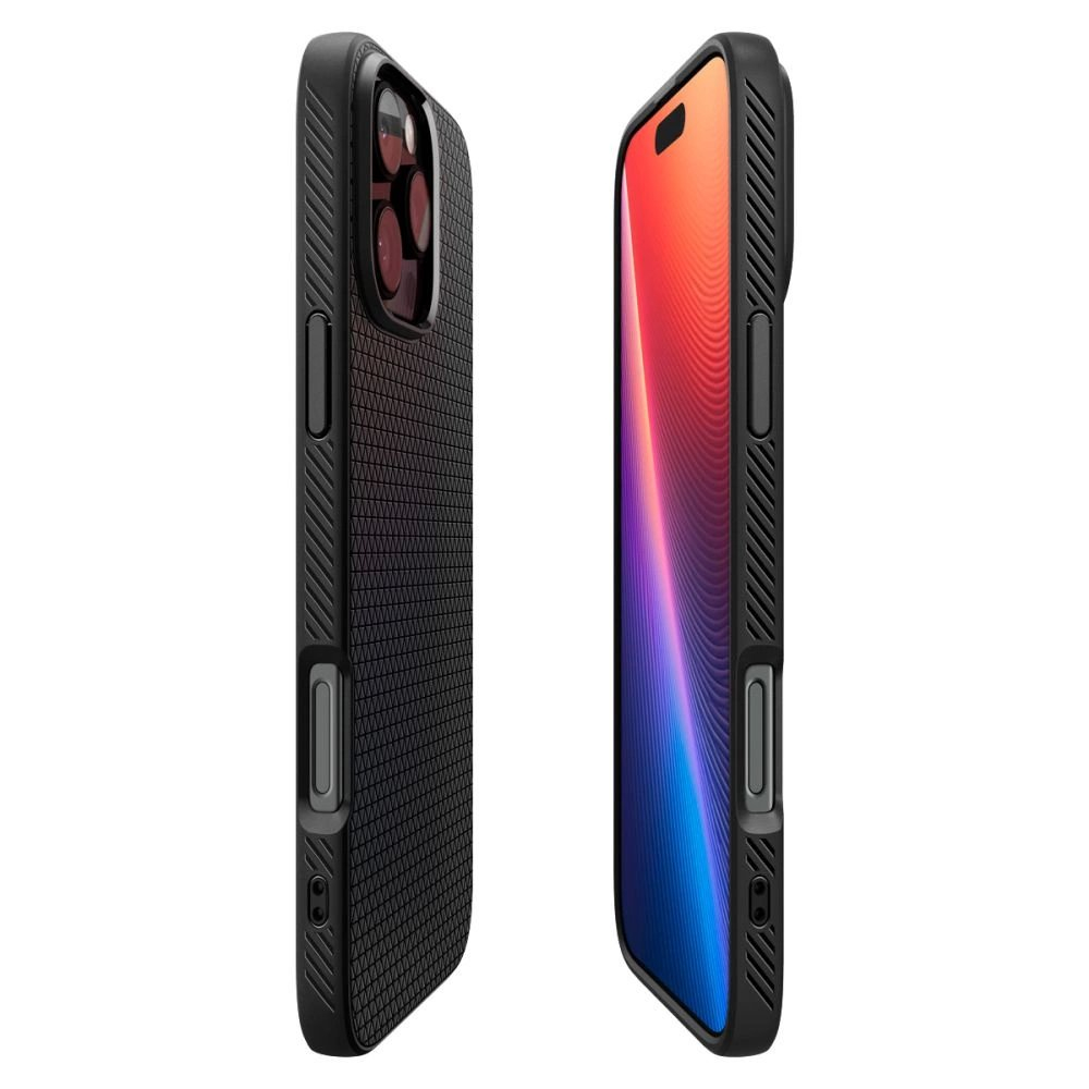 Spigen Liquid Air Dėklas skirtas iPhone 16 Pro Max - Juodas 5 Spigen Liquid Air Dėklas skirtas iPhone 16 Pro Max - Juodas 5
