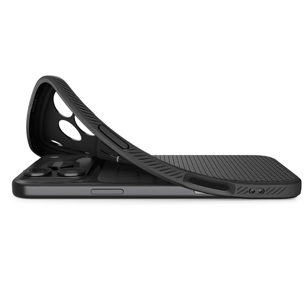 iPhone 17 Pro Max dėklas Spigen Liquid Air – matinės juodos spalvos 7 iPhone 17 Pro Max dėklas Spigen Liquid Air – matinės juodos spalvos 7