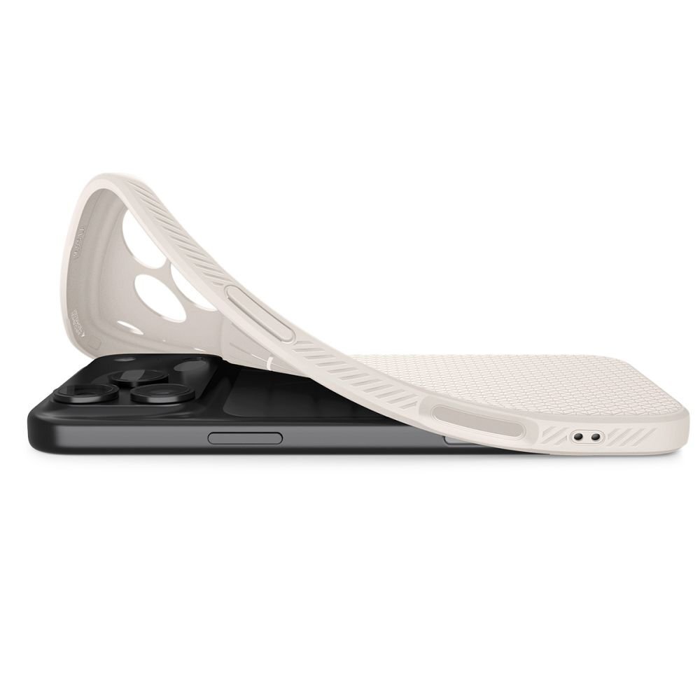 iPhone 17 Pro Max dėklas Spigen Liquid Air – titano spalvos 7