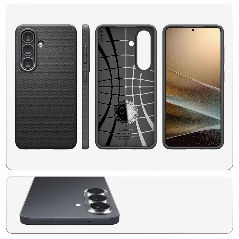 Samsung Galaxy S26 Spigen Liquid Air dėklas – juodas 14