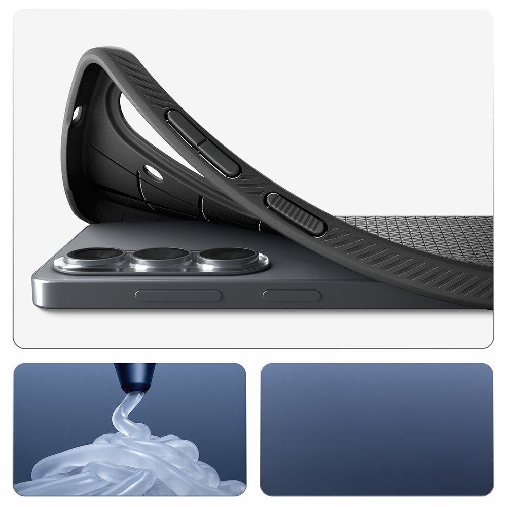 Samsung Galaxy S26 Spigen Liquid Air dėklas – juodas 15