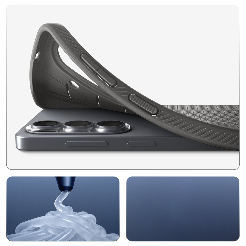 Samsung Galaxy S26 Spigen Liquid Air dėklas – pilkas 16