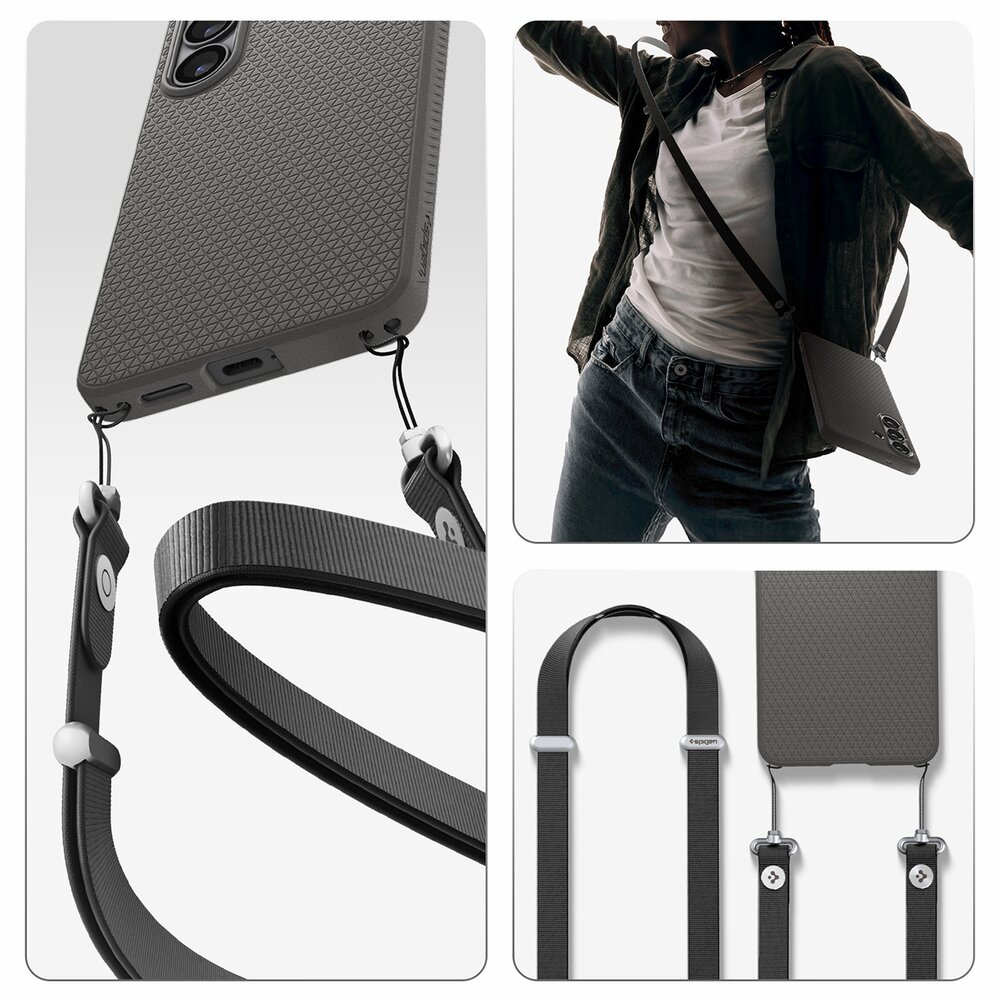 Samsung Galaxy S26+ Spigen Liquid Air dėklas – pilkas 22