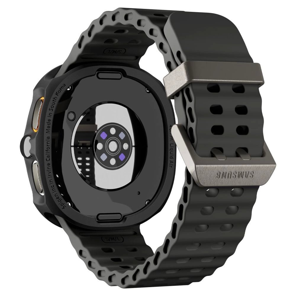 Samsung Galaxy Watch 8 40mm dėklas Spigen Liquid Air – matinės juodos spalvos 2 Samsung Galaxy Watch 8 40mm dėklas Spigen Liquid Air – matinės juodos spalvos 2