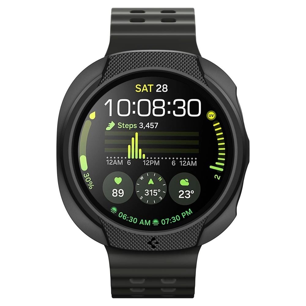 Samsung Galaxy Watch 8 40mm dėklas Spigen Liquid Air – matinės juodos spalvos 3 Samsung Galaxy Watch 8 40mm dėklas Spigen Liquid Air – matinės juodos spalvos 3