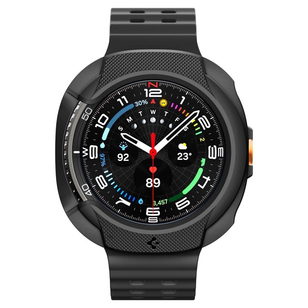 Samsung Galaxy Watch 8 Classic 46mm dėklas Spigen Liquid Air – juodas 2 Samsung Galaxy Watch 8 Classic 46mm dėklas Spigen Liquid Air – juodas 2