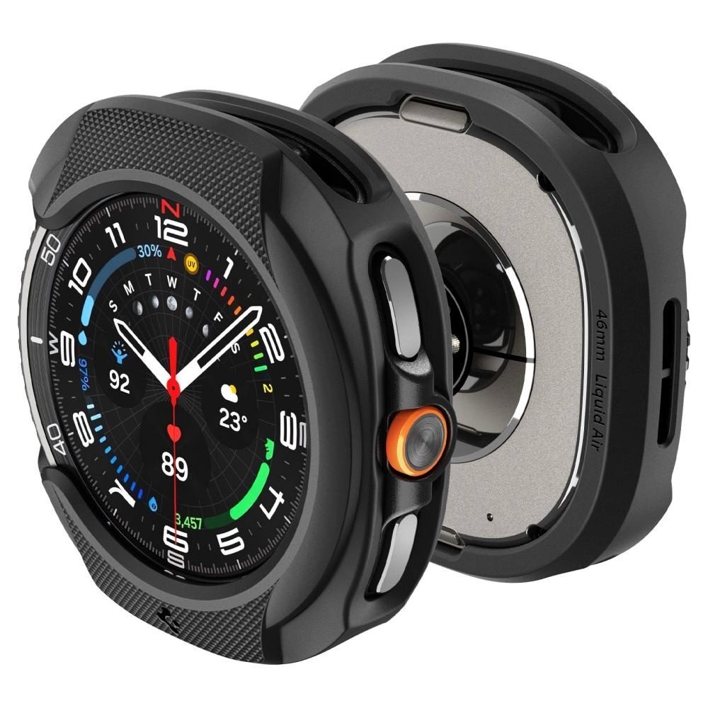 Samsung Galaxy Watch 8 Classic 46mm dėklas Spigen Liquid Air – juodas