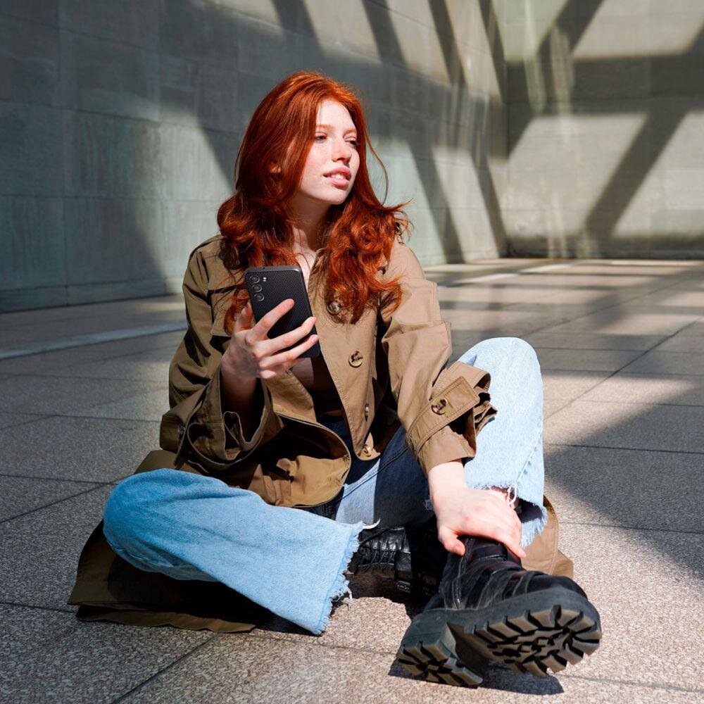 Akcija! DĖKLAS Spigen LIQUID AIR GALAXY S23 MATTE JUODAS  16