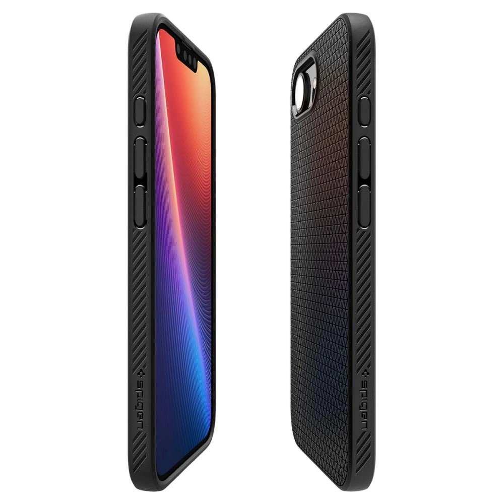 Spigen Liquid Air iPhone 16e Dėklas - Matinis Juodas 12