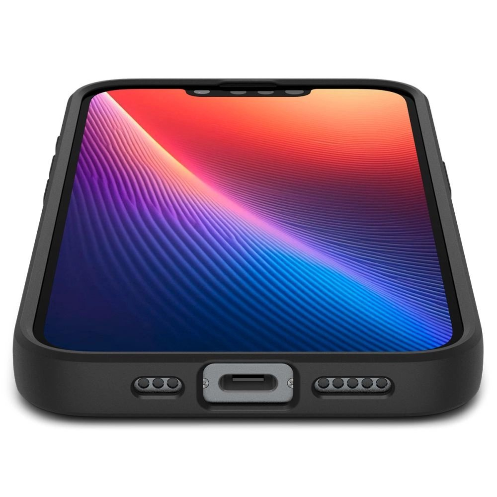 Spigen Liquid Air iPhone 16e Dėklas - Matinis Juodas 7 Spigen Liquid Air iPhone 16e Dėklas - Matinis Juodas 7