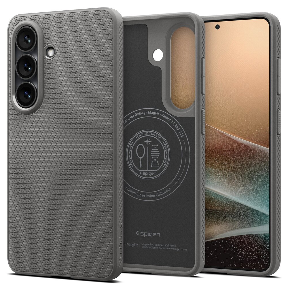 Samsung Galaxy S26+ Spigen Liquid Air Mag MagSafe dėklas – pilkas 1