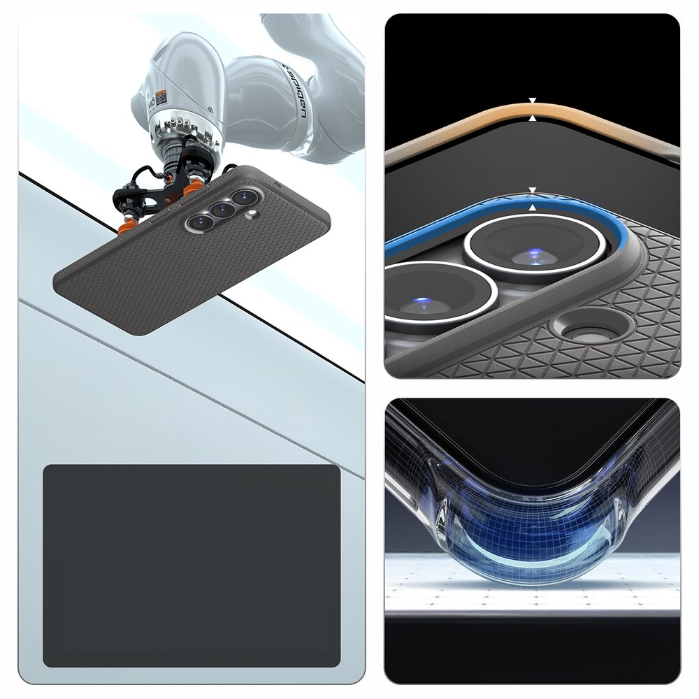 Samsung Galaxy S26+ Spigen Liquid Air Mag MagSafe dėklas – pilkas 20