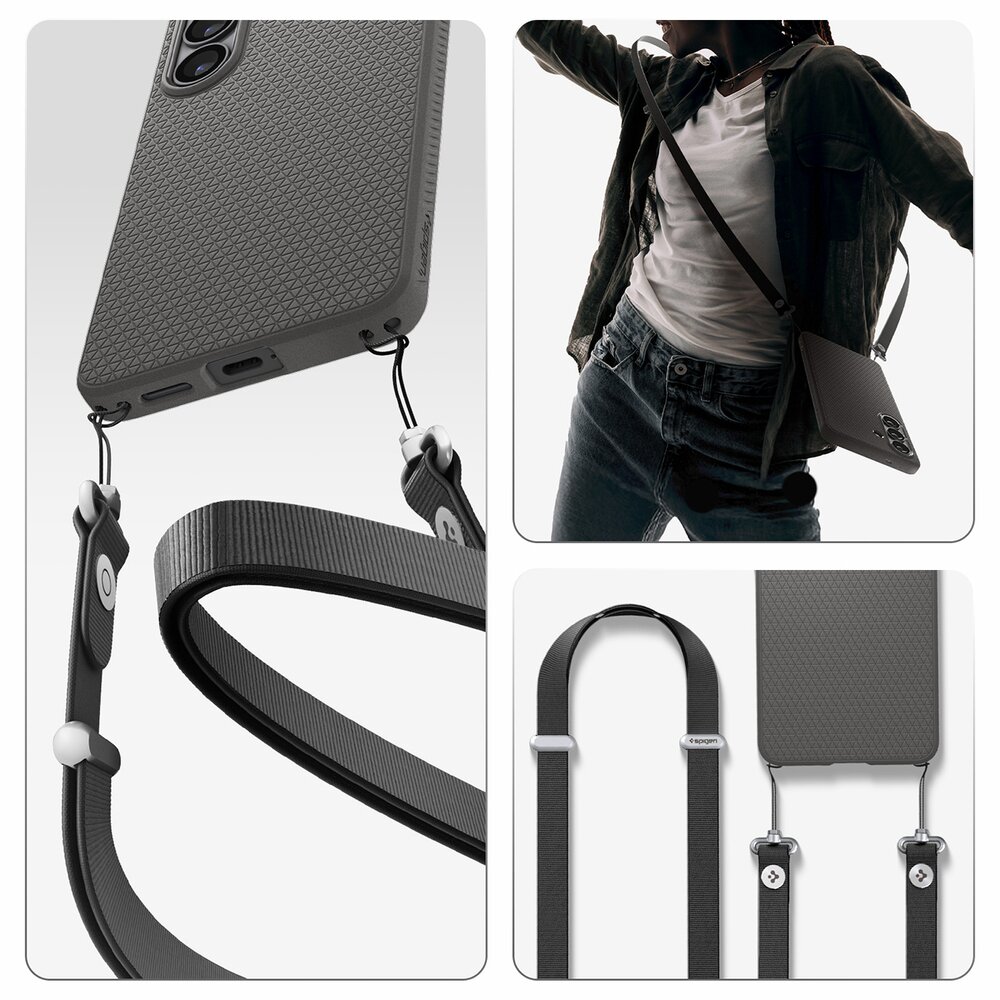 Samsung Galaxy S26+ Spigen Liquid Air Mag MagSafe dėklas – pilkas 23 Samsung Galaxy S26+ Spigen Liquid Air Mag MagSafe dėklas – pilkas 23