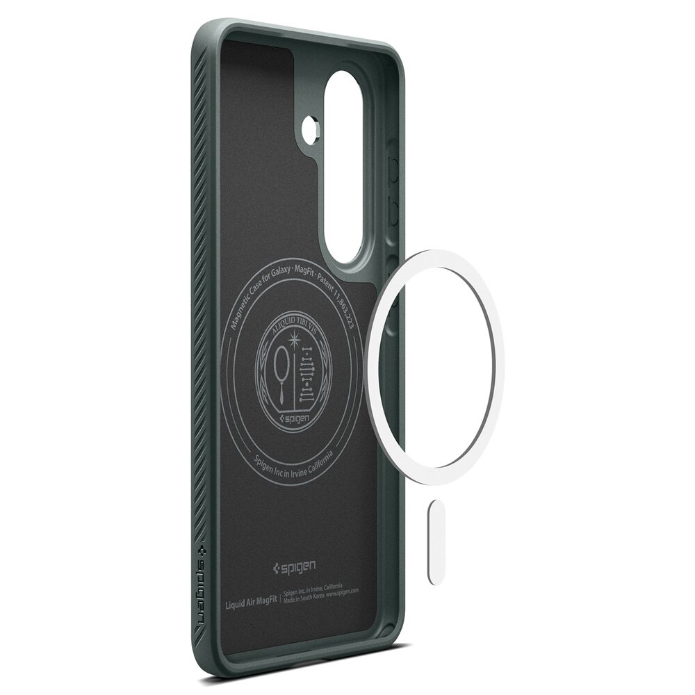 Samsung Galaxy S26+ Spigen Liquid Air Mag MagSafe dėklas – žalias 13 Samsung Galaxy S26+ Spigen Liquid Air Mag MagSafe dėklas – žalias 13