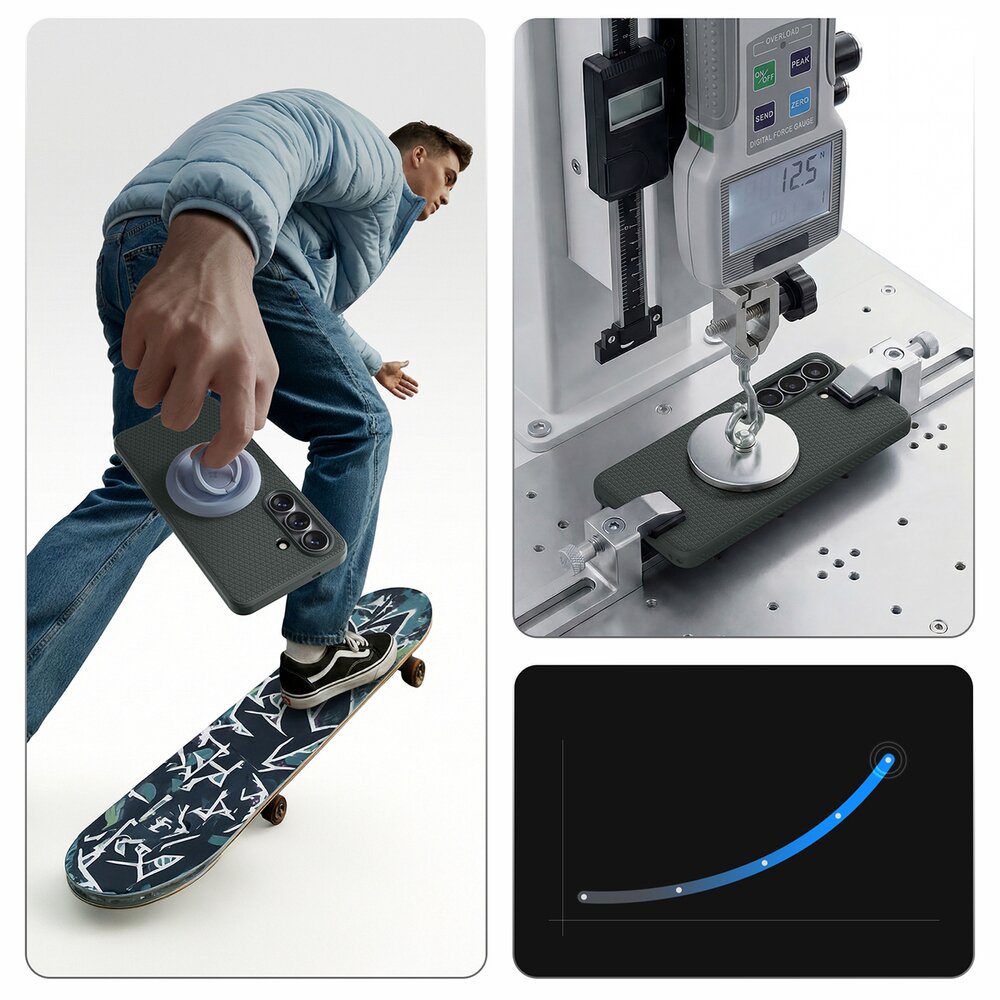 Samsung Galaxy S26+ Spigen Liquid Air Mag MagSafe dėklas – žalias 18