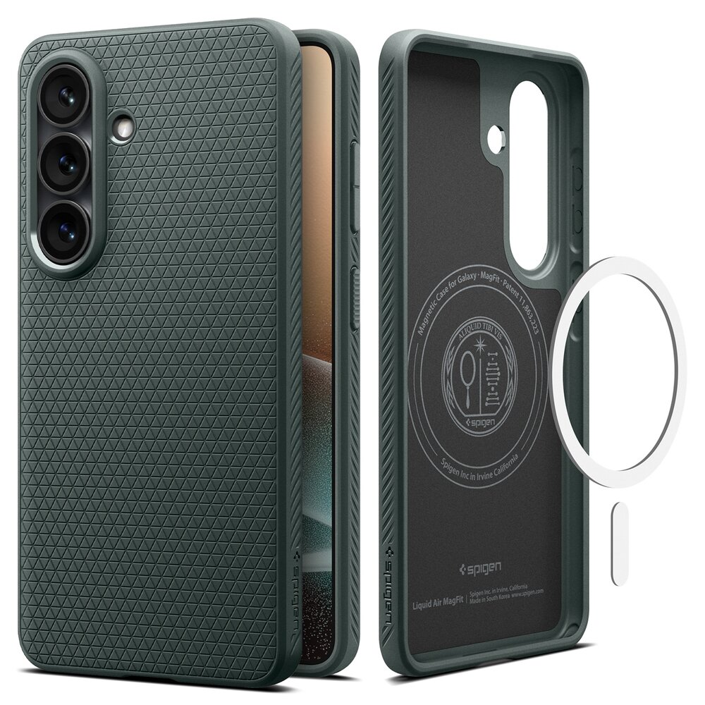 Samsung Galaxy S26+ Spigen Liquid Air Mag MagSafe dėklas – žalias