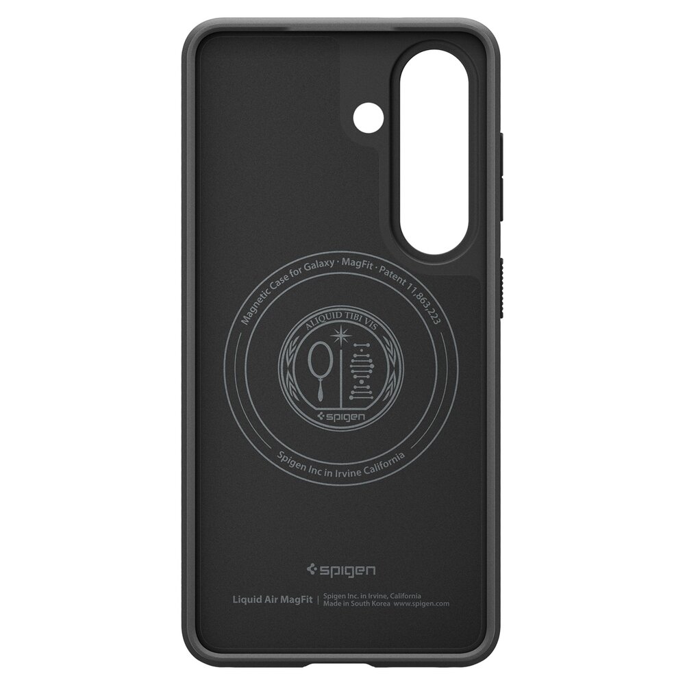 Samsung Galaxy S26+ Spigen Liquid Air Mag MagSafe dėklas – matinė juoda 3