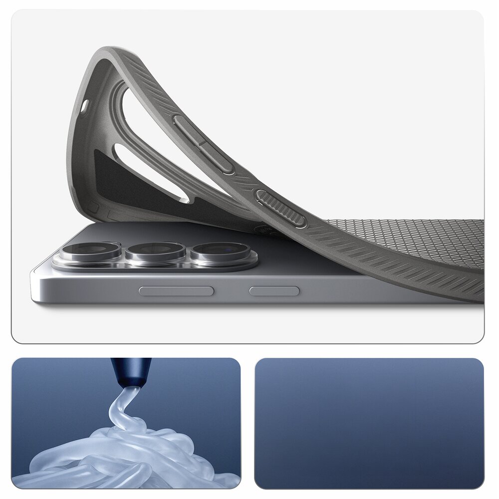 Samsung Galaxy S26 Ultra Spigen Liquid Air Mag MagSafe dėklas – pilkas 17