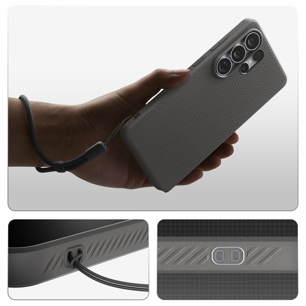 Samsung Galaxy S26 Ultra Spigen Liquid Air Mag MagSafe dėklas – pilkas 20