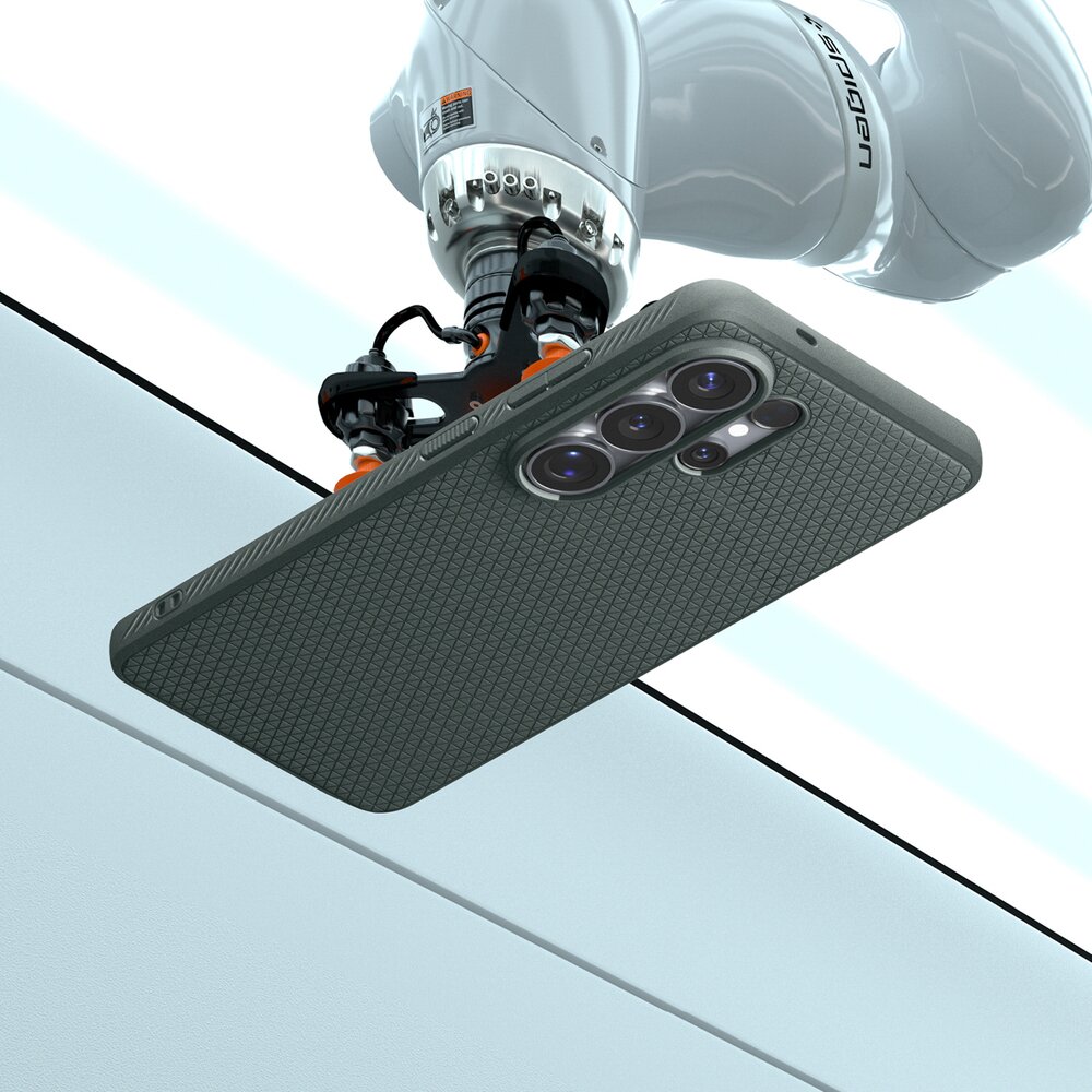 Samsung Galaxy S26 Ultra Spigen Liquid Air Mag MagSafe dėklas – žalias 10