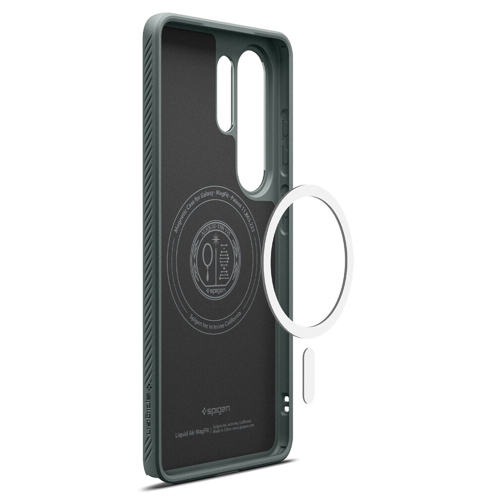 Samsung Galaxy S26 Ultra Spigen Liquid Air Mag MagSafe dėklas – žalias 16 Samsung Galaxy S26 Ultra Spigen Liquid Air Mag MagSafe dėklas – žalias 16