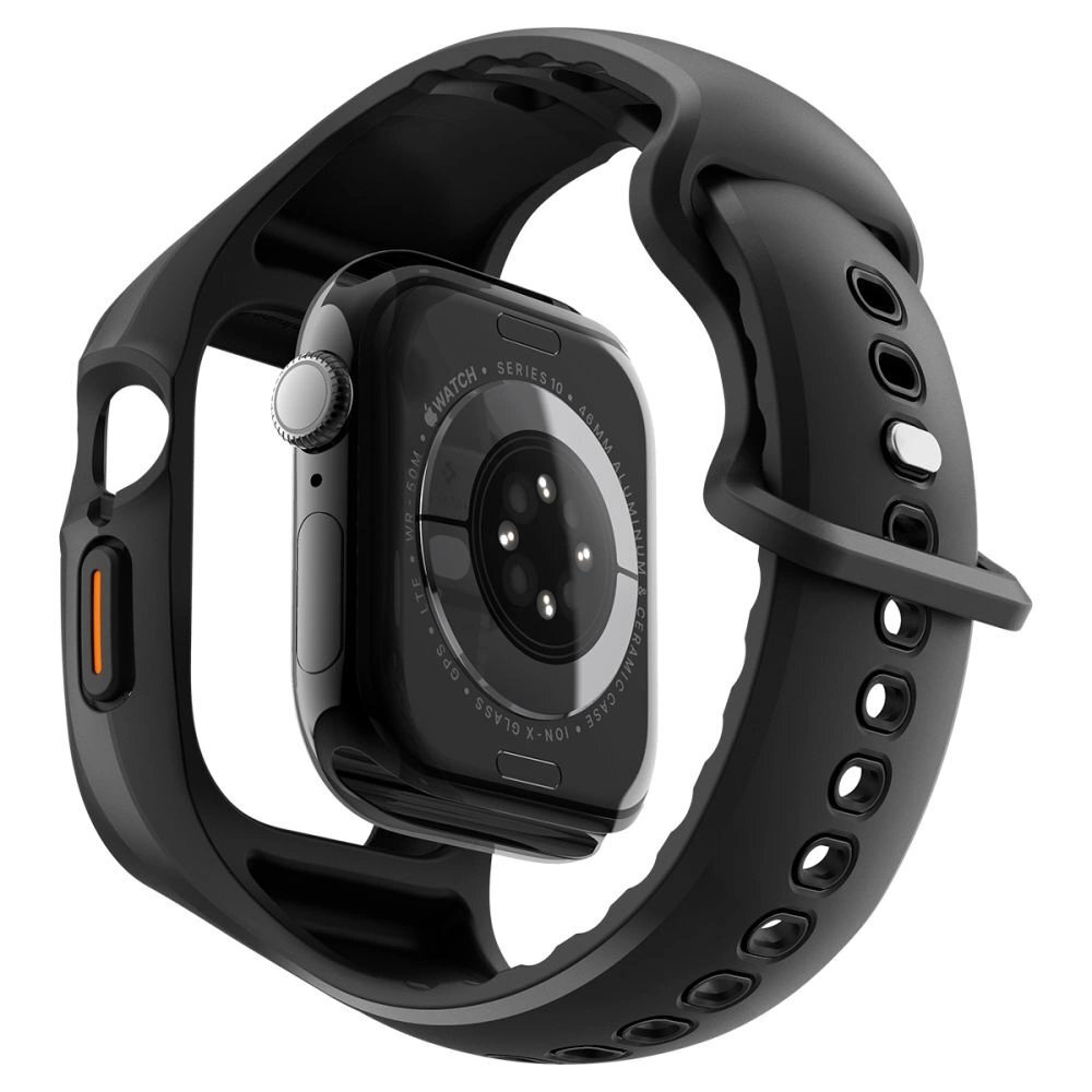 Apple Watch 46mm Spigen Liquid Air Pro dirželis – matinės juodos spalvos 10 Apple Watch 46mm Spigen Liquid Air Pro dirželis – matinės juodos spalvos 10