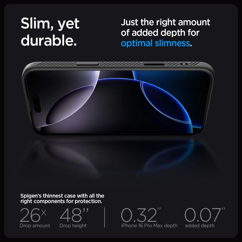 iPhone 16 Pro Max Spigen Liquid Air „T“ MagSafe dėklas – matinės juodos spalvos 12 iPhone 16 Pro Max Spigen Liquid Air „T“ MagSafe dėklas – matinės juodos spalvos 12