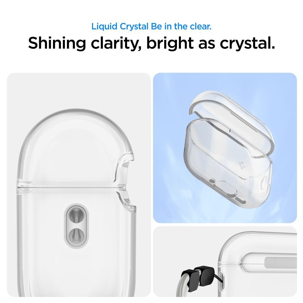 AirPods Pro 3 Spigen Liquid Crystal dėklas – skaidrus 8 AirPods Pro 3 Spigen Liquid Crystal dėklas – skaidrus 8