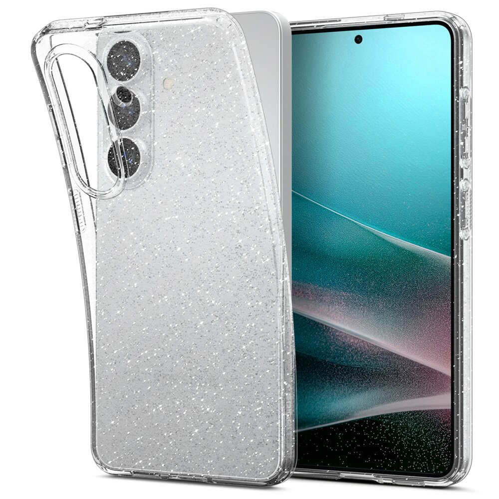Samsung Galaxy S26+ Spigen Liquid Crystal Glitter dėklas – skaidrus su blizgučiais