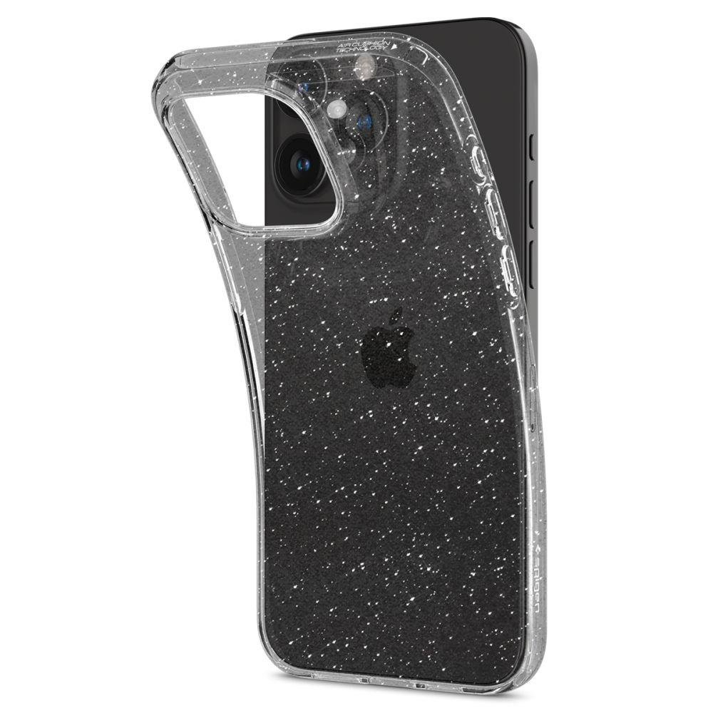 Apsauginis silikono dėklas Spigen LIQUID CRYSTAL IPHONE 15 PRO MAX GLITTER CRYSTAL Skaidrus Blizgus 4 Apsauginis silikono dėklas Spigen LIQUID CRYSTAL IPHONE 15 PRO MAX GLITTER CRYSTAL Skaidrus Blizgus 4