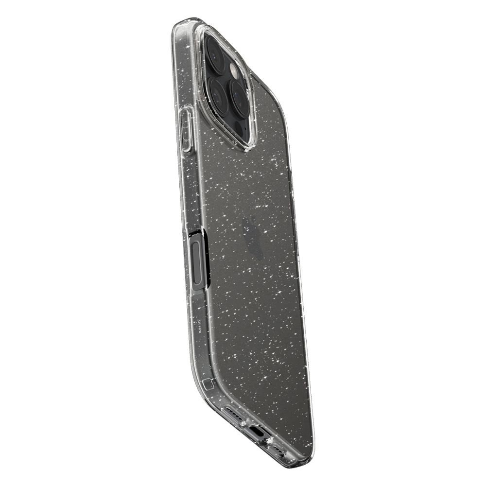 Spigen Liquid Crystal iPhone 16 Pro Dėklas - Permatomas Glitter 2 Spigen Liquid Crystal iPhone 16 Pro Dėklas - Permatomas Glitter 2