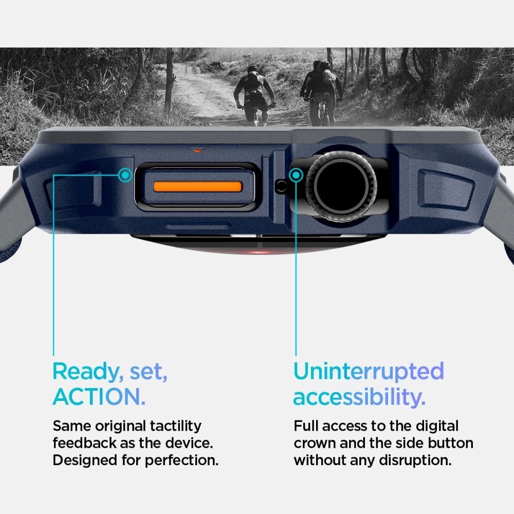 Apple Watch 10 46mm Spigen Lite Fit „Pro“ dirželis – tamsiai mėlynas 14 Apple Watch 10 46mm Spigen Lite Fit „Pro“ dirželis – tamsiai mėlynas 14