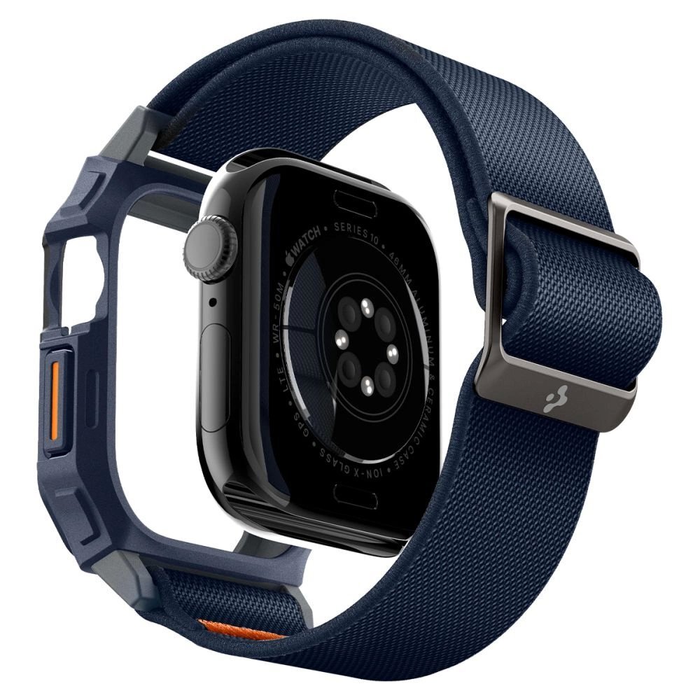 Apple Watch 10 46mm Spigen Lite Fit „Pro“ dirželis – tamsiai mėlynas 7 Apple Watch 10 46mm Spigen Lite Fit „Pro“ dirželis – tamsiai mėlynas 7