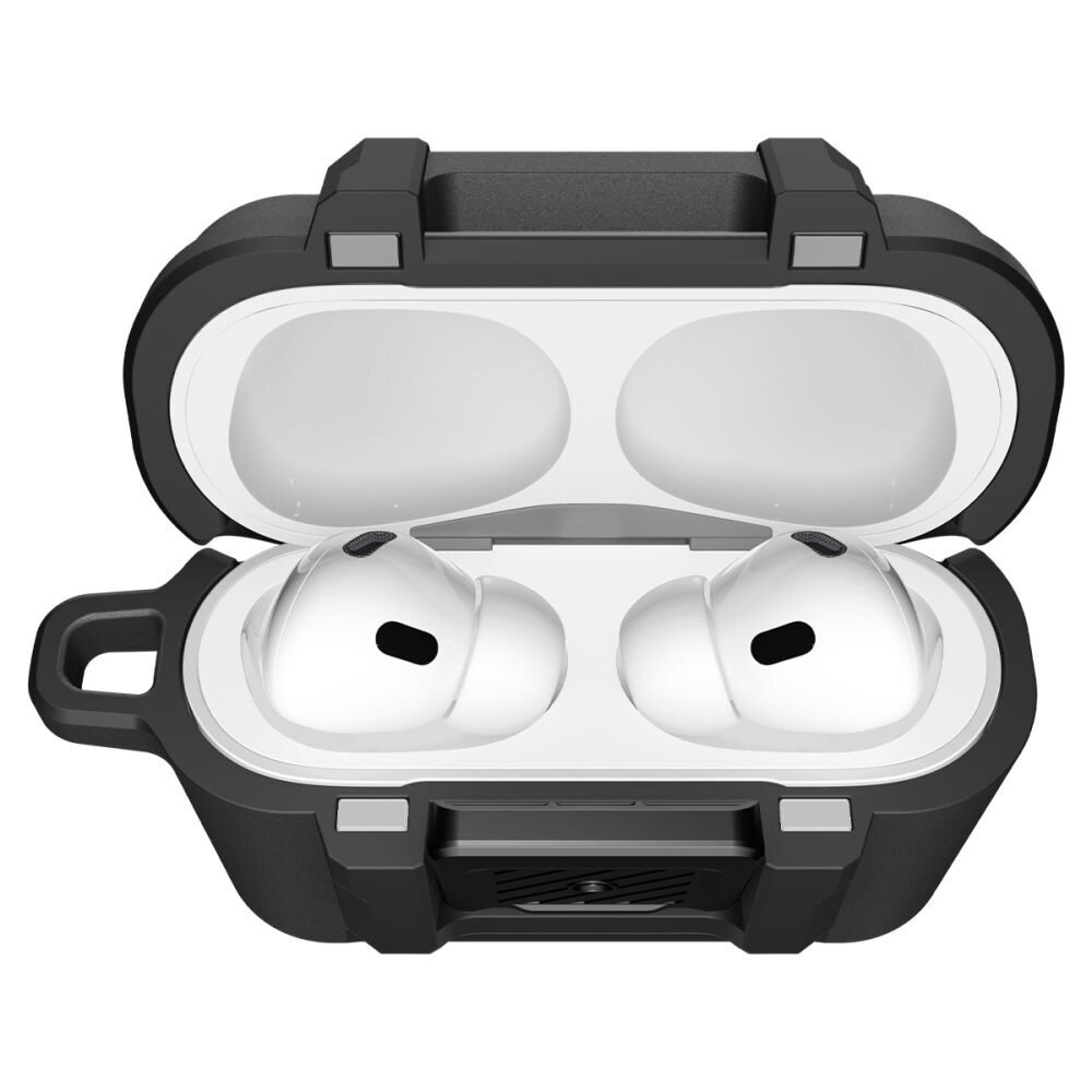 AirPods Pro 3 Spigen Lock Fit dėklas – juodas 8