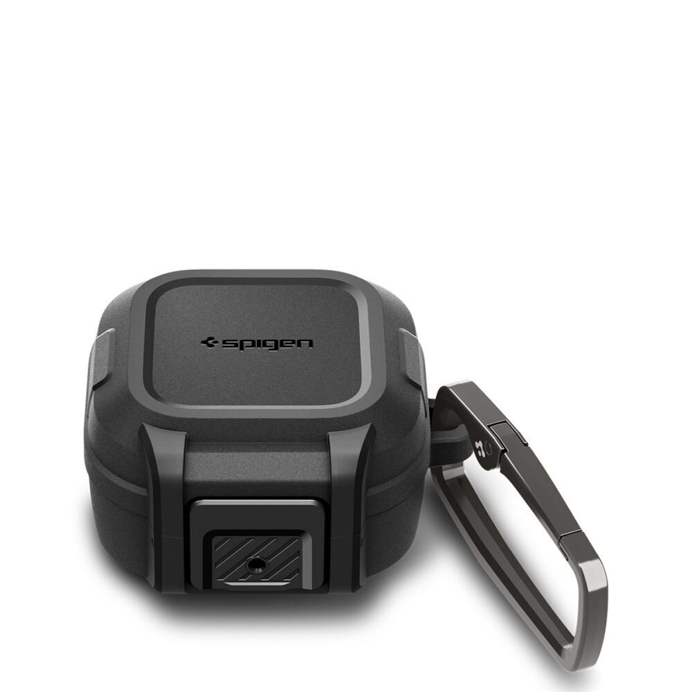 Samsung Galaxy Buds 4 / 4 Pro Spigen Lock Fit dėklas – matinė juoda 1 Samsung Galaxy Buds 4 / 4 Pro Spigen Lock Fit dėklas – matinė juoda 1