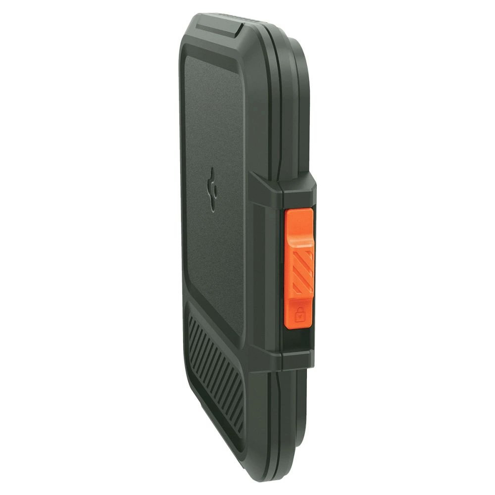 iPhone 16 – Spigen Lock Fit MagSafe Card dėklas - Žalias 6 iPhone 16 – Spigen Lock Fit MagSafe Card dėklas - Žalias 6