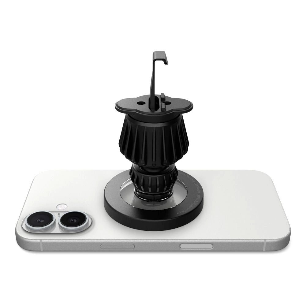 Automobilinis laikiklis Spigen MFT13 su MagSafe prietaisų skydeliui arba vėdinimo angai – sidabrinis 3 Automobilinis laikiklis Spigen MFT13 su MagSafe prietaisų skydeliui arba vėdinimo angai – sidabrinis 3