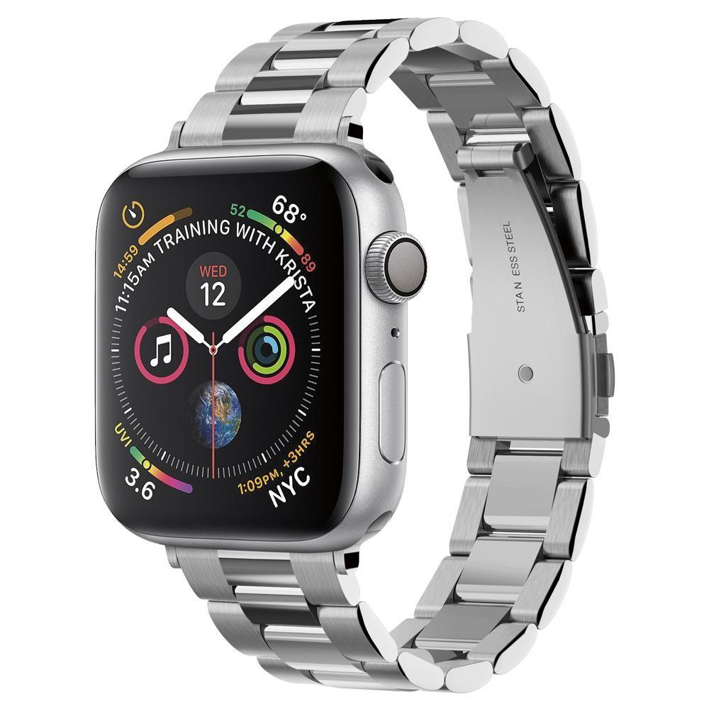 Spigen Modern Fit Bir dirželis Apple Watch 1/2/3/4/5/6 (38/40mm) Sidabrinis Spigen Modern Fit Bir dirželis Apple Watch 1/2/3/4/5/6 (38/40mm) Sidabrinis