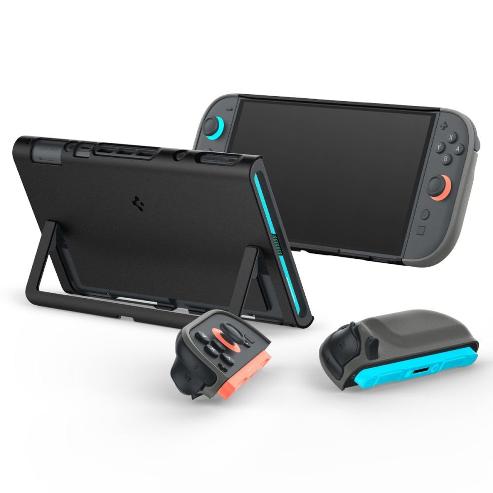 Nintendo Switch 2 Spigen Nano Pop dėklas – juodas 1 Nintendo Switch 2 Spigen Nano Pop dėklas – juodas 1