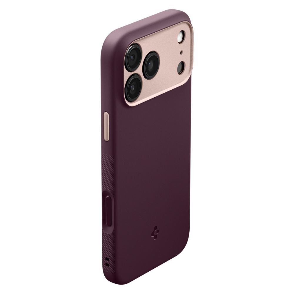 iPhone 17 Pro Max Spigen Nano Pop Mag MagSafe dėklas – burgundiškas 5 iPhone 17 Pro Max Spigen Nano Pop Mag MagSafe dėklas – burgundiškas 5