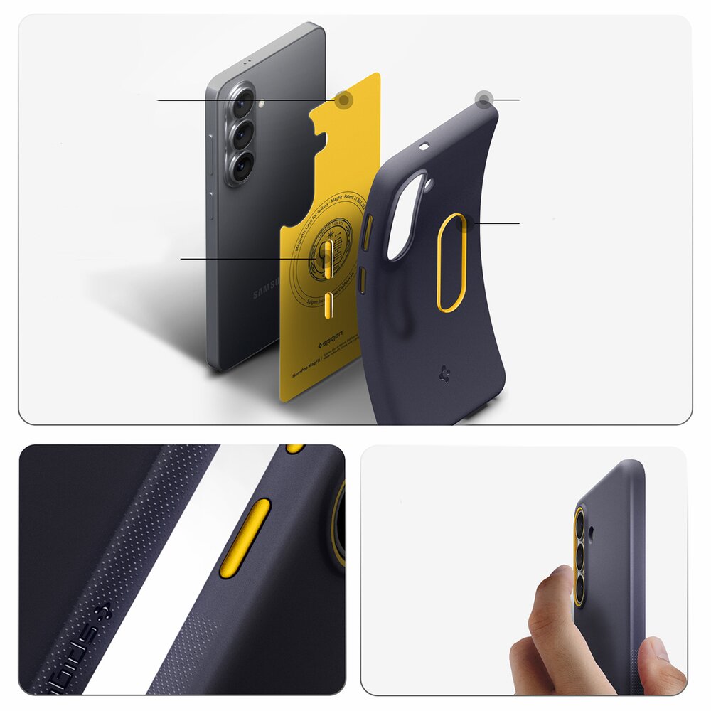 Samsung Galaxy S26 Spigen Nano Pop Mag MagSafe dėklas – mėlynas 13 Samsung Galaxy S26 Spigen Nano Pop Mag MagSafe dėklas – mėlynas 13